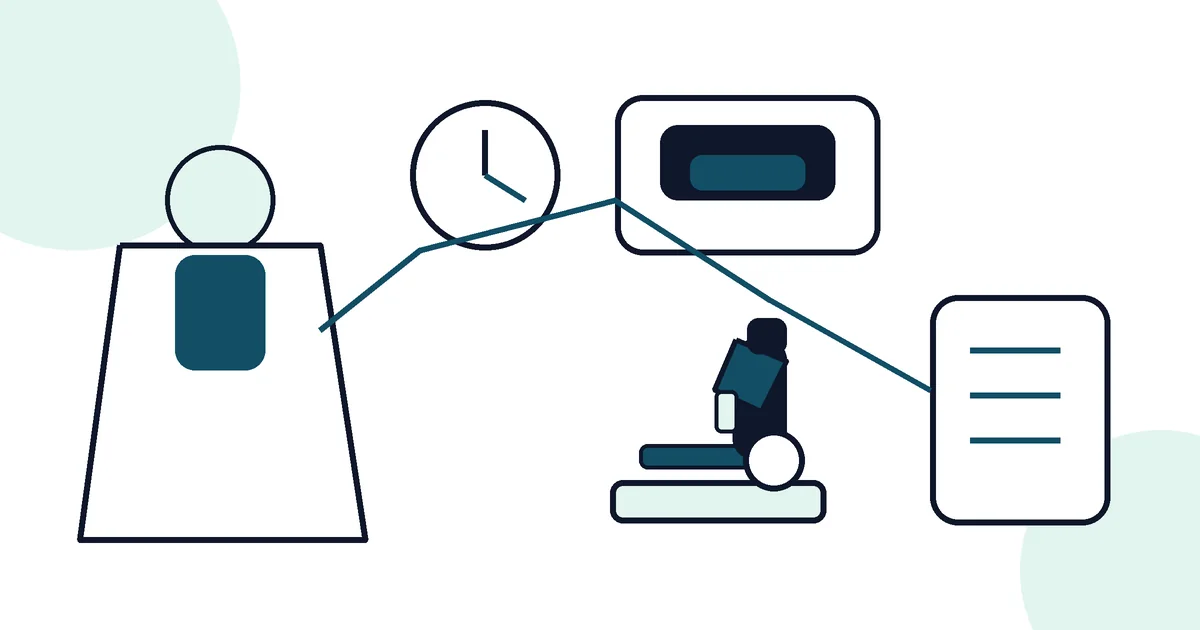 Day In The Life Biomedical Scientist - LabWise Biomed educational illustration