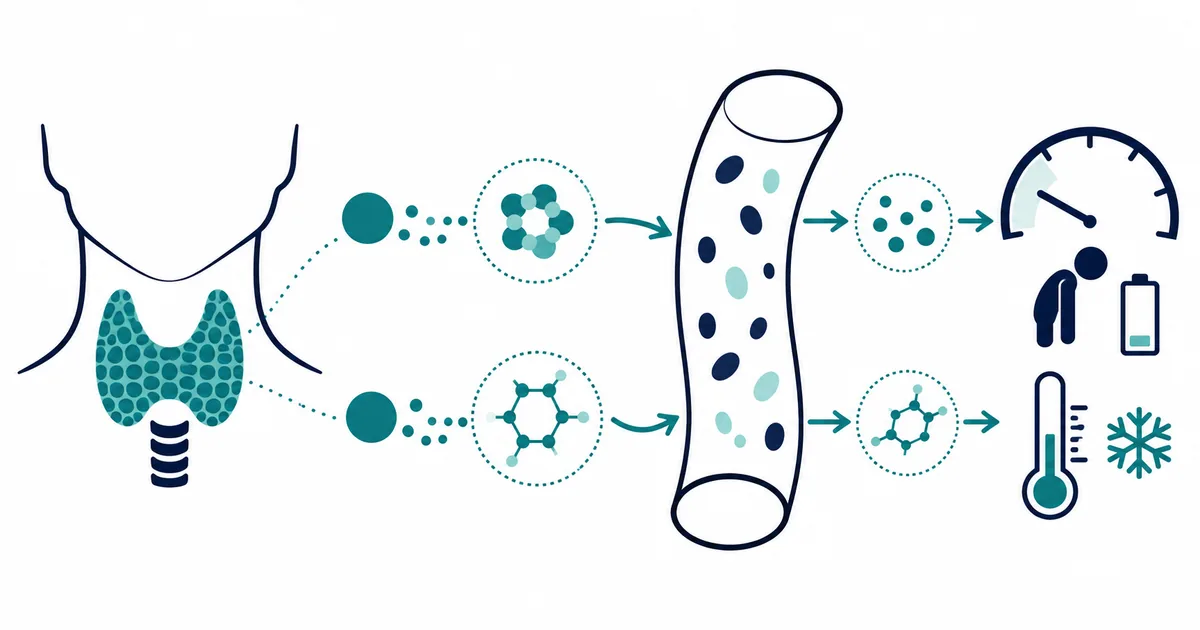 Hypothyroidism Blood Tests Explained - LabWise Biomed educational illustration