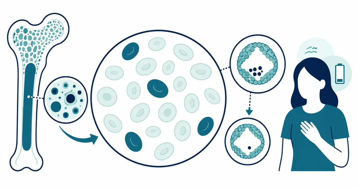 Iron Deficiency Anaemia Explained - LabWise Biomed educational illustration