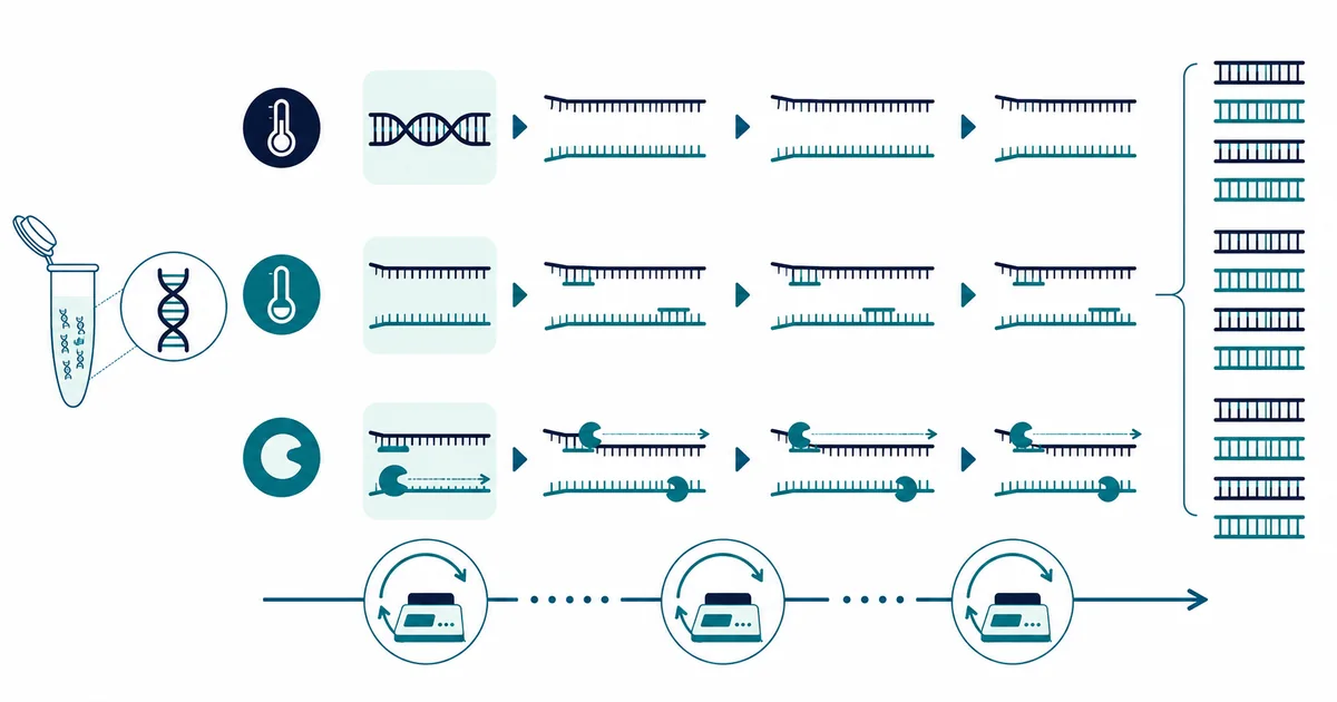 What Is Pcr Polymerase Chain Reaction Explained - LabWise Biomed educational illustration